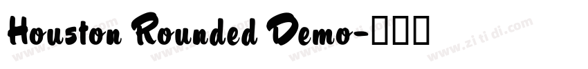 Houston Rounded Demo字体转换